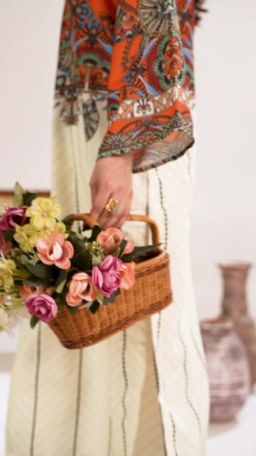 ORANGE BLOOM 2PCS