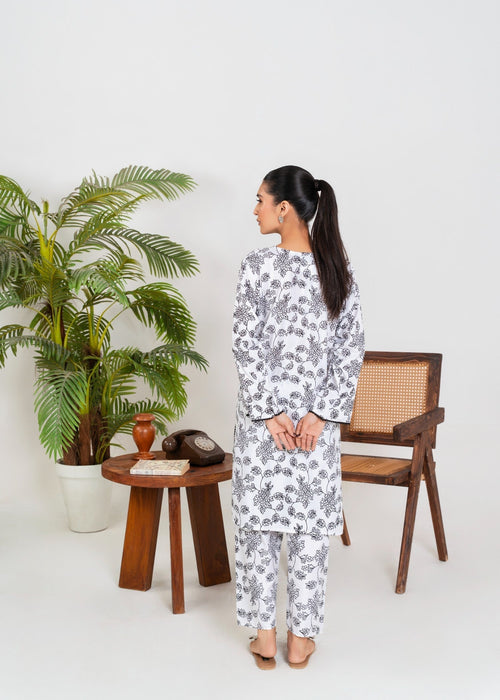 GULAAB WHITE 2PCS