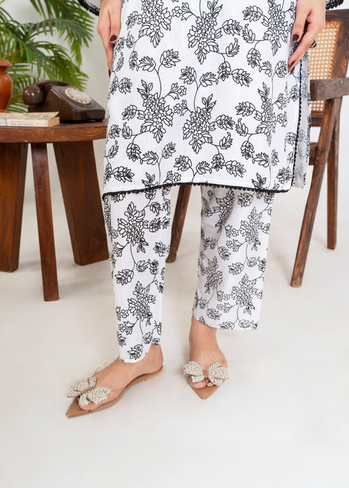GULAAB WHITE 2PCS