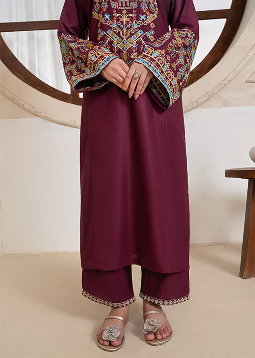 BEDFORD EMBROIDERED 2PCS